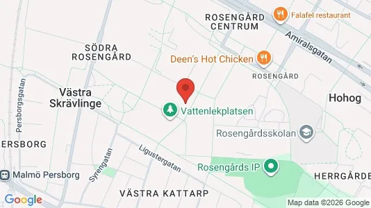 Apartments for rent i Rosengård - kort over placeringen