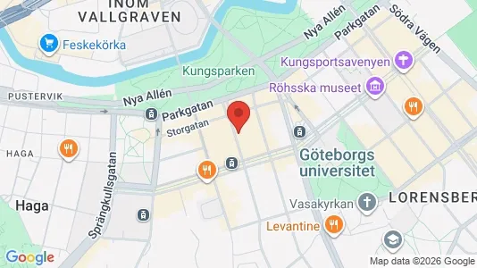 Apartments for rent i Gothenburg City Centre - kort over placeringen