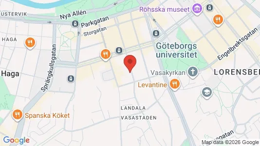 Apartments for rent i Gothenburg City Centre - kort over placeringen