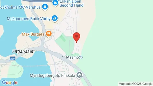 Apartments for rent i Huddinge - kort over placeringen