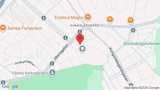 Apartments for rent i Majorna-Linné - kort over placeringen