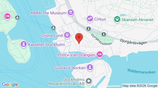 Apartments for rent i Gärdet/Djurgården - kort over placeringen