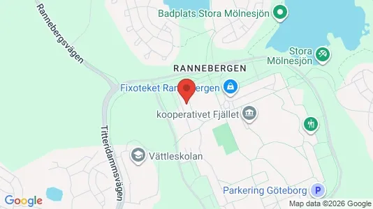 Apartments for rent i Angered - kort over placeringen