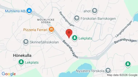 Apartments for rent i Härryda - kort over placeringen