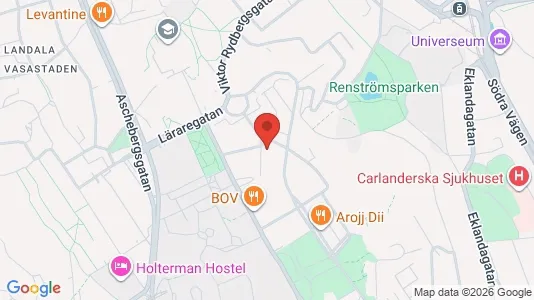 Apartments for rent i Johanneberg - kort over placeringen