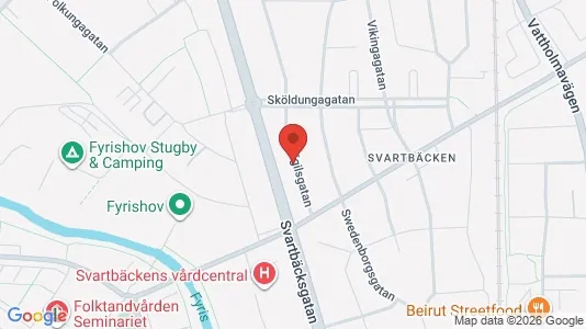 Apartments for rent i Uppsala - kort over placeringen