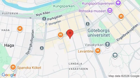Apartments for rent i Gothenburg City Centre - kort over placeringen