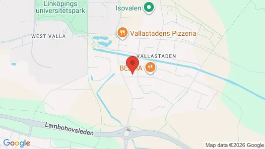 Apartments for rent i Linköping - kort over placeringen