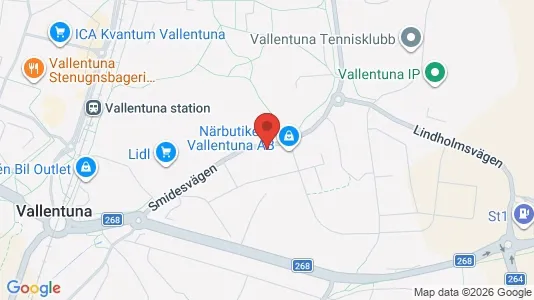 Apartments for rent i Vallentuna - kort over placeringen