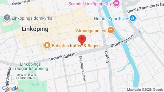 Apartments for rent i Linköping - kort over placeringen