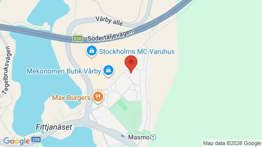 Apartments for rent i Huddinge - kort over placeringen