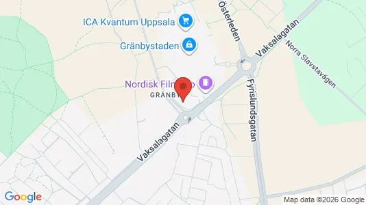 Apartments for rent i Uppsala - kort over placeringen