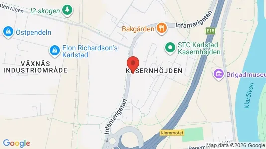 Apartments for rent i Karlstad - kort over placeringen