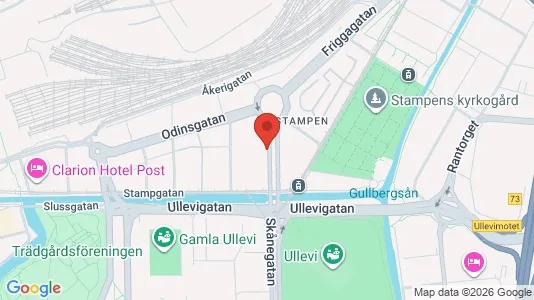 Apartments for rent i Gothenburg City Centre - kort over placeringen