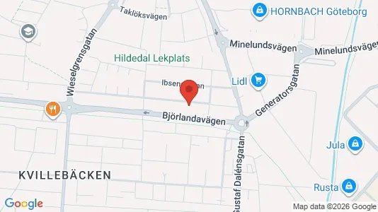 Apartments for rent i Lundby - kort over placeringen