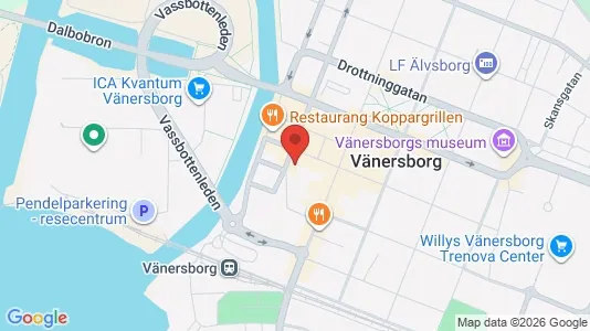 Apartments for rent i Vänersborg - kort over placeringen