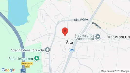 Apartments for rent i Nacka - kort over placeringen