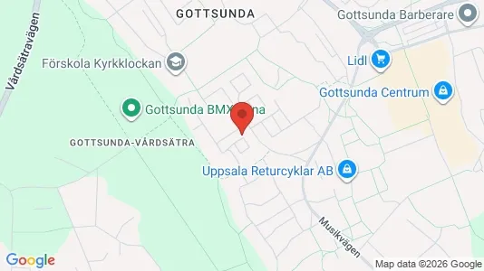 Apartments for rent i Uppsala - kort over placeringen