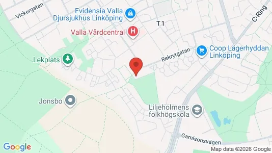 Apartments for rent i Linköping - kort over placeringen