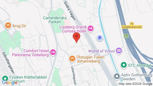 Apartments for rent i Johanneberg - kort over placeringen