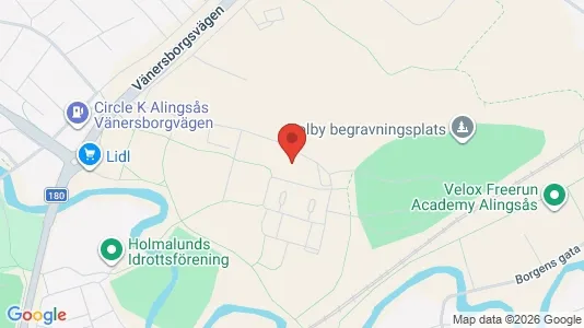 Apartments for rent i Alingsås - kort over placeringen