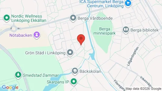 Apartments for rent i Linköping - kort over placeringen