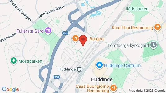 Apartments for rent i Huddinge - kort over placeringen