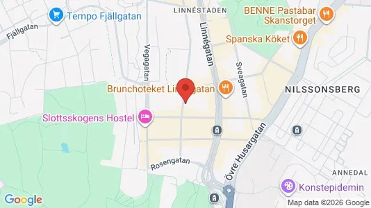 Apartments for rent i Gothenburg City Centre - kort over placeringen