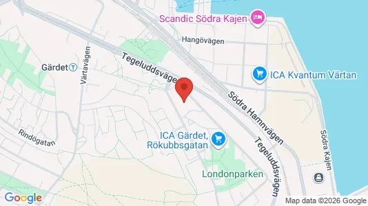 Apartments for rent i Gärdet/Djurgården - kort over placeringen