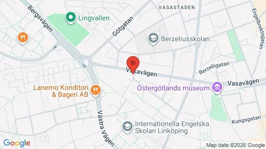 Apartments for rent i Linköping - kort over placeringen