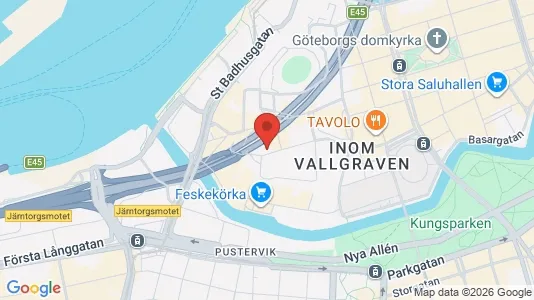 Apartments for rent i Gothenburg City Centre - kort over placeringen