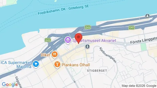 Apartments for rent i Majorna-Linné - kort over placeringen