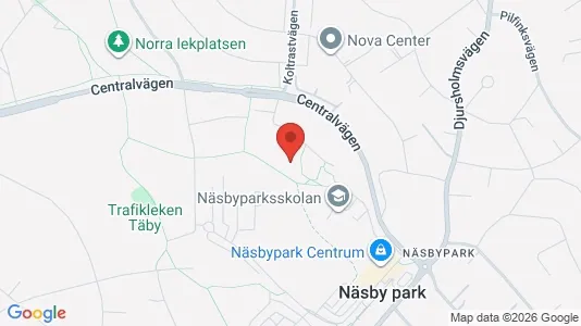 Apartments for rent i Täby - kort over placeringen