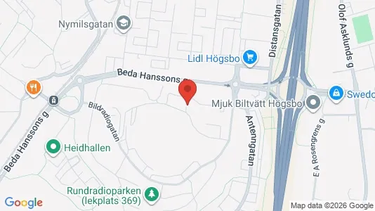 Apartments for rent i Askim-Frölunda-Högsbo - kort over placeringen