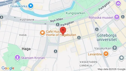 Apartments for rent i Gothenburg City Centre - kort over placeringen