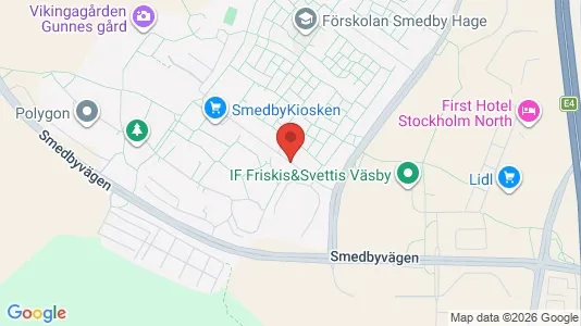 Apartments for rent i Upplands Väsby - kort over placeringen