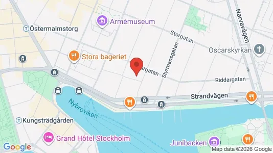 Apartments for rent i Östermalm - kort over placeringen
