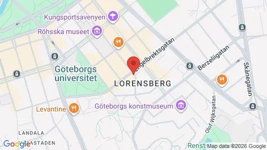 Apartments for rent i Gothenburg City Centre - kort over placeringen