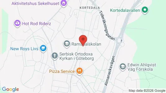 Apartments for rent i Gothenburg East - kort over placeringen