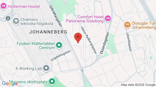 Apartments for rent i Johanneberg - kort over placeringen