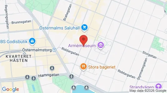 Apartments for rent i Östermalm - kort over placeringen