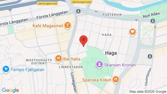 Apartments for rent i Gothenburg City Centre - kort over placeringen
