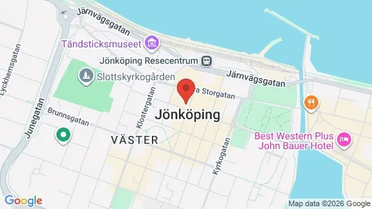Apartments for rent i Jönköping - kort over placeringen