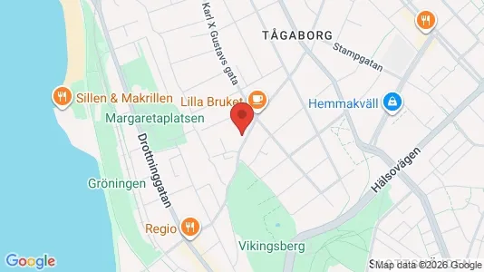 Apartments for rent i Helsingborg - kort over placeringen