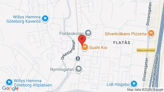 Apartments for rent i Askim-Frölunda-Högsbo - kort over placeringen