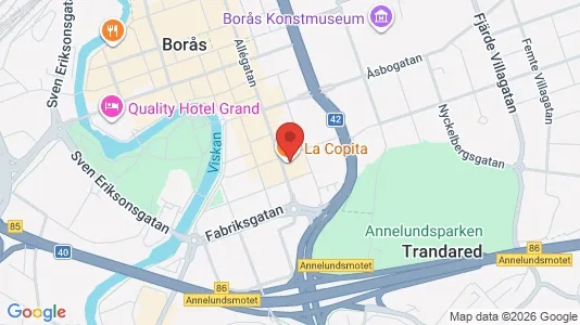 Apartments for rent i Borås - kort over placeringen