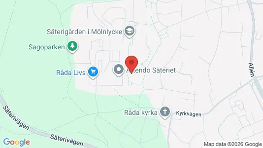 Apartments for rent i Härryda - kort over placeringen