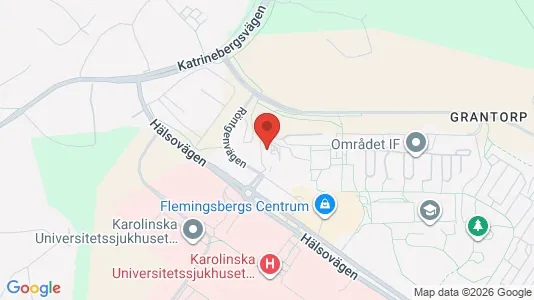Apartments for rent i Huddinge - kort over placeringen