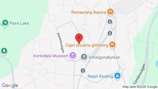 Apartments for rent i Gothenburg East - kort over placeringen