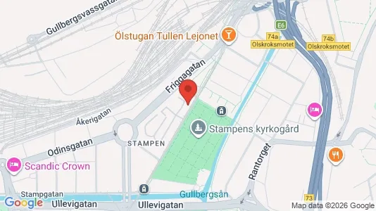 Apartments for rent i Gothenburg City Centre - kort over placeringen